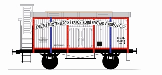 BuBi Model TT40087 - TT - Bierwagen Krušovice